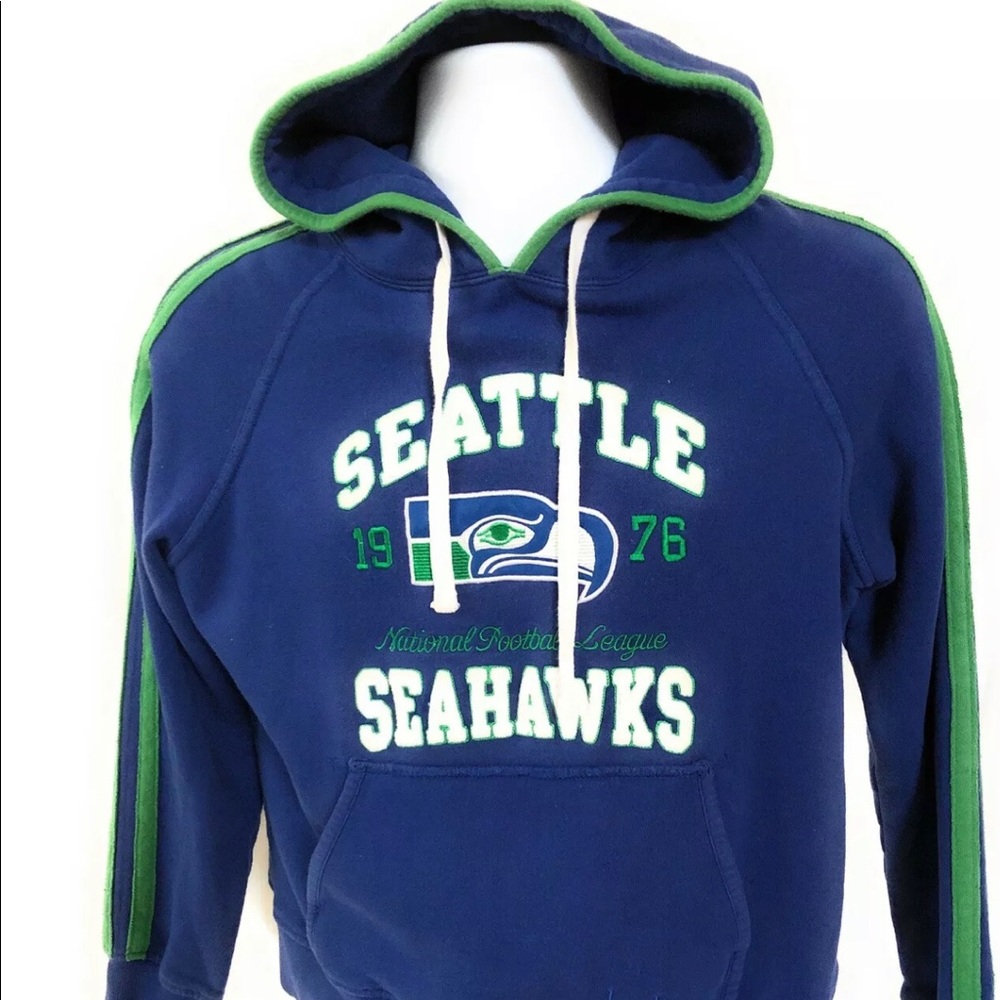 Seahawks Pullover Blue Hoodie NFL Unisex , Sz L